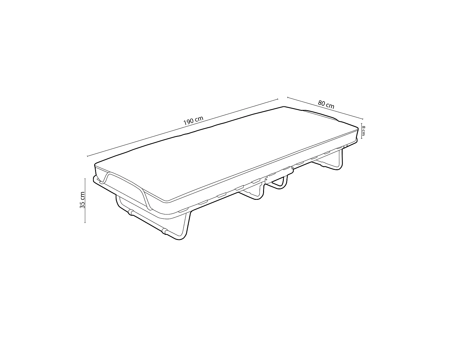 Plegatín Bergamo Estampado Bergamo