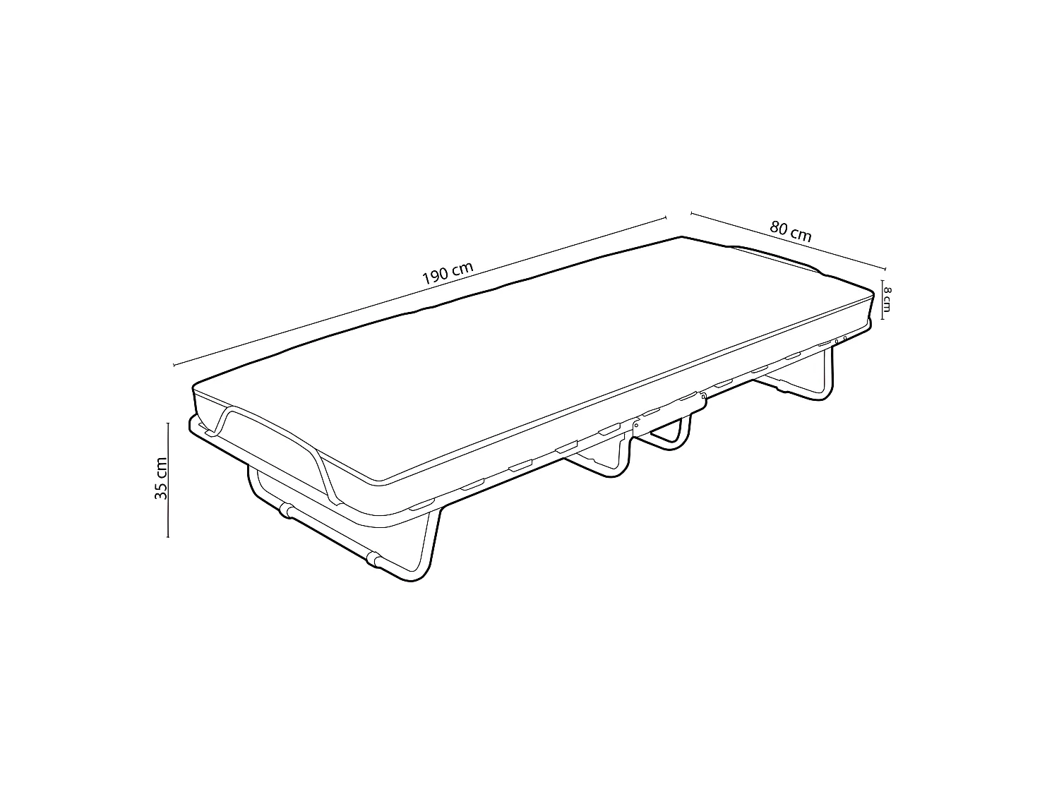 Plegatín Bergamo Estampado Bergamo