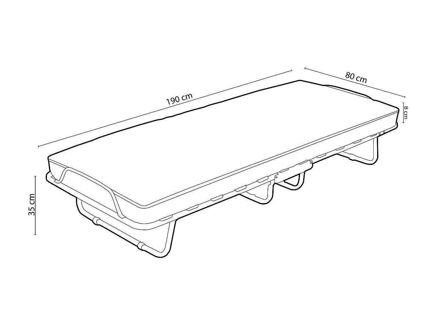 Plegatín Bergamo Estampado Bergamo