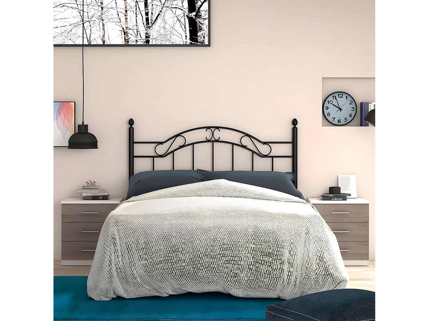 Cabecero Deirdre Negro