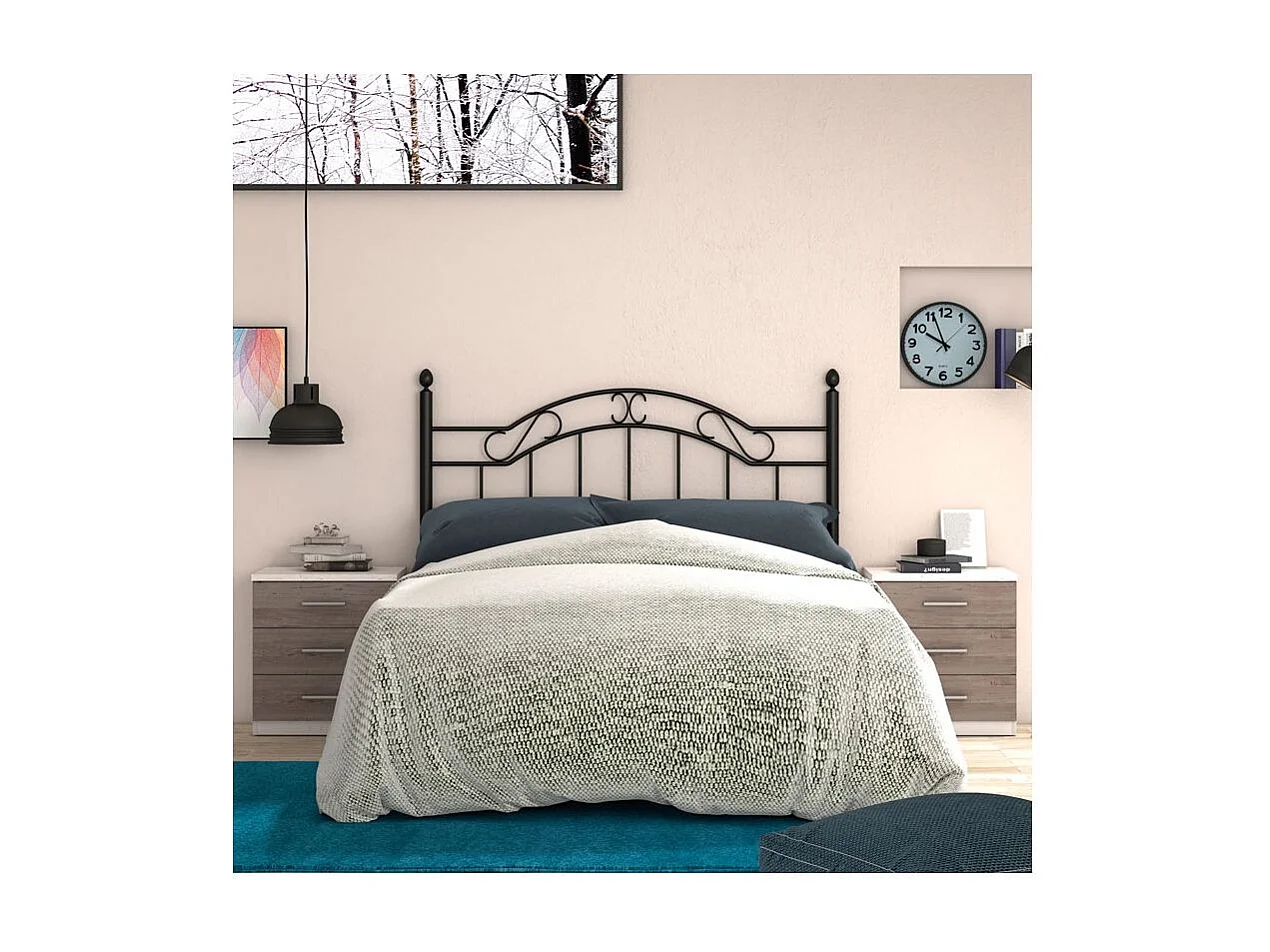 Cabeceira Deirdre Negro