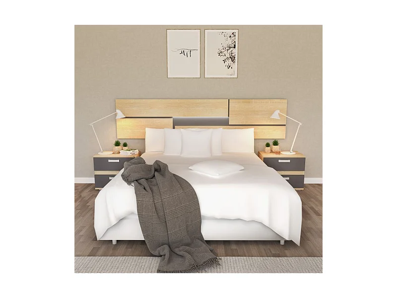 Dormitorio Ataneq Pure 4C Cambria - Grafito