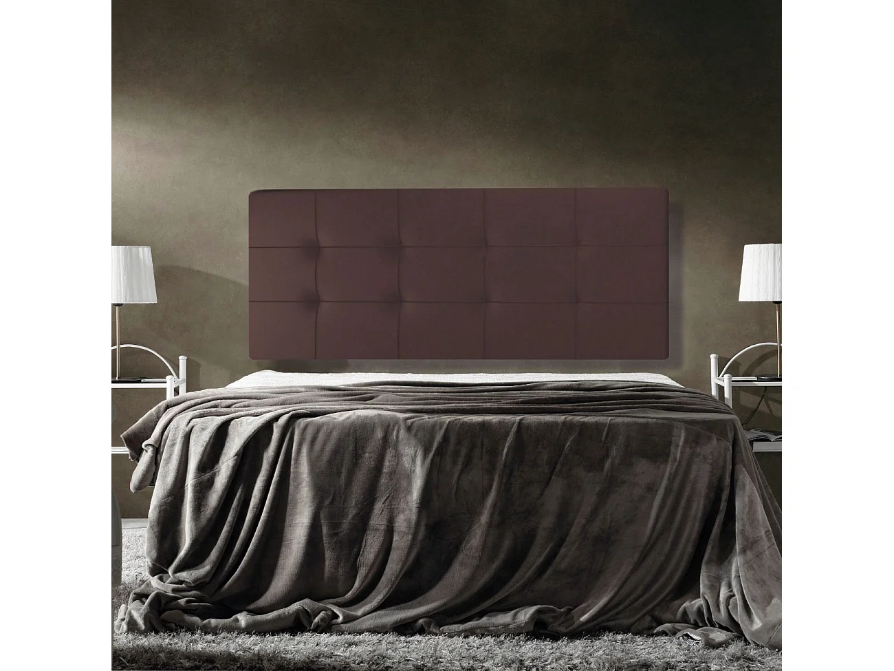 Cabecero Mikonos Chocolate