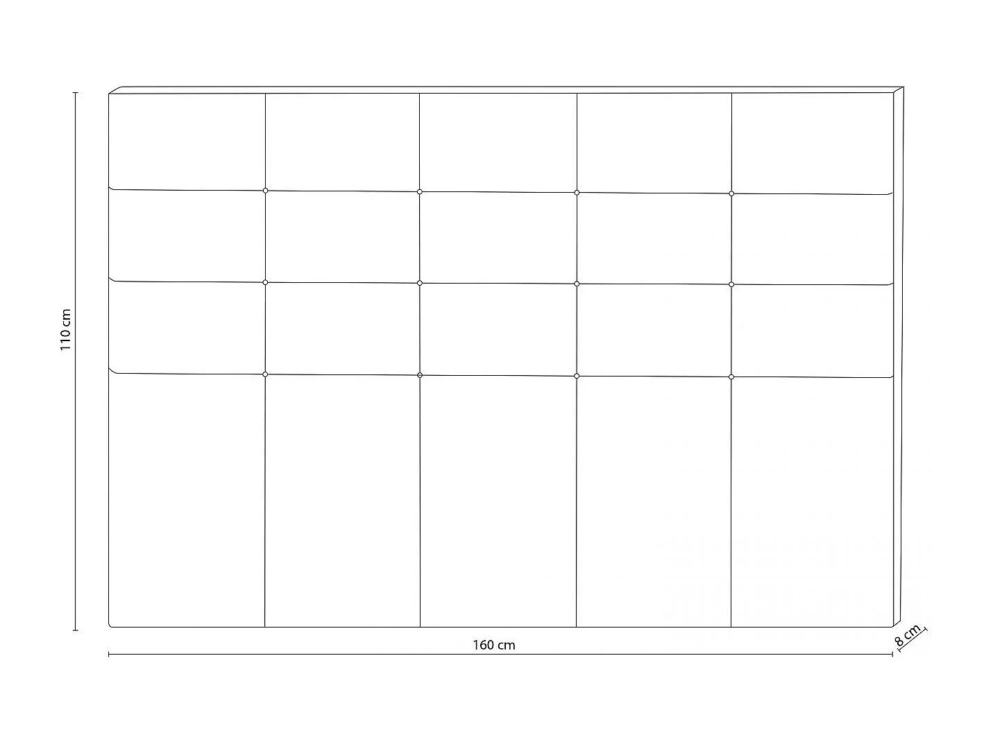 Cabecero Delion Blanco