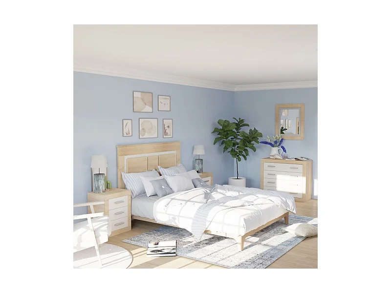 Cabecero Kira 160 Cambria - Blanco