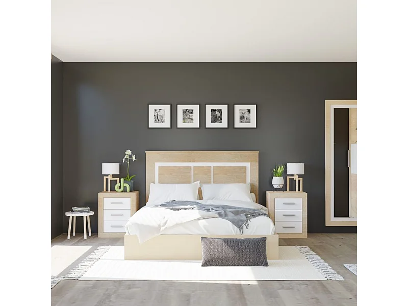 Cabecero Kira 160 Cambria - Blanco