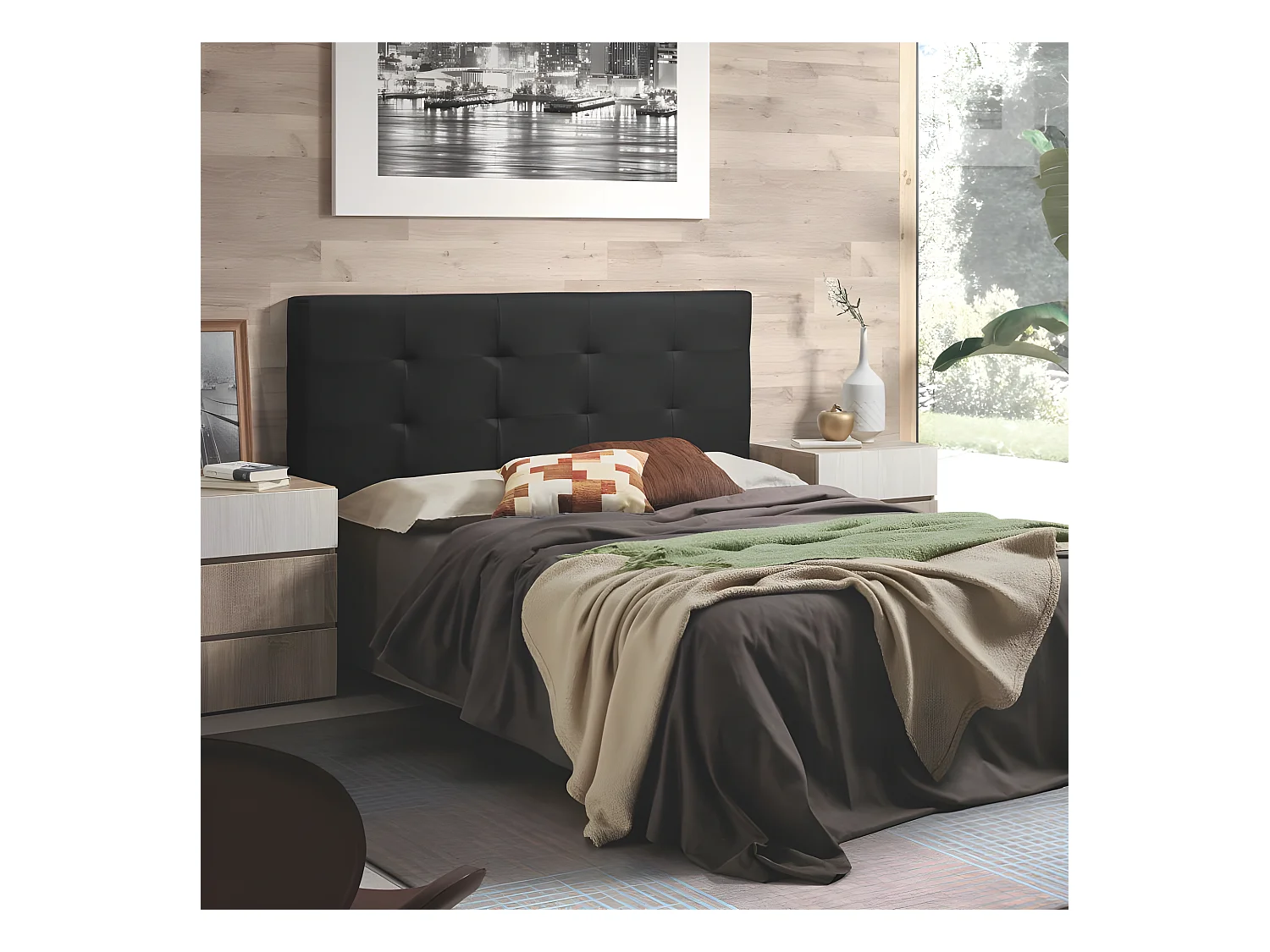 Cabecero Delion Negro