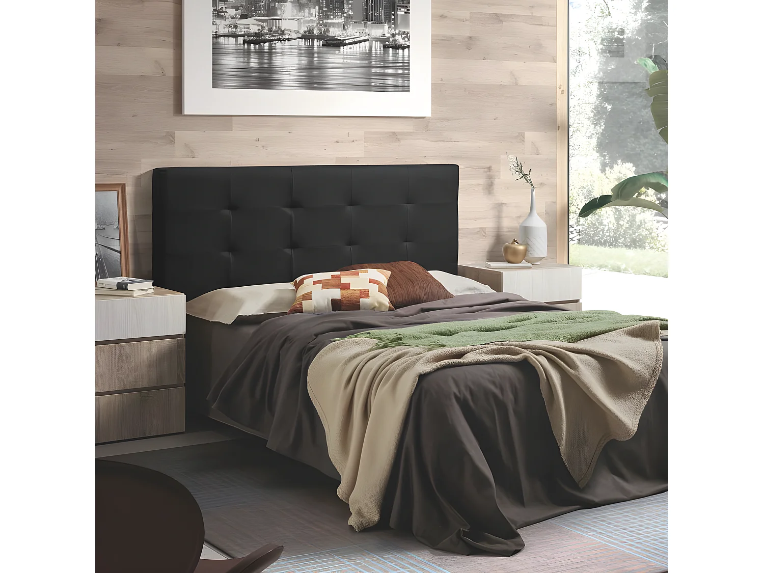 Cabecero Delion Negro