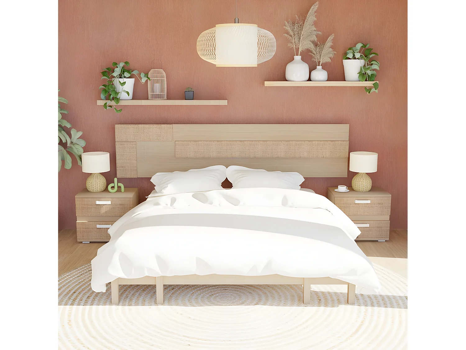 Dormitorio Ataneq Tex 5C Tofe - Textil