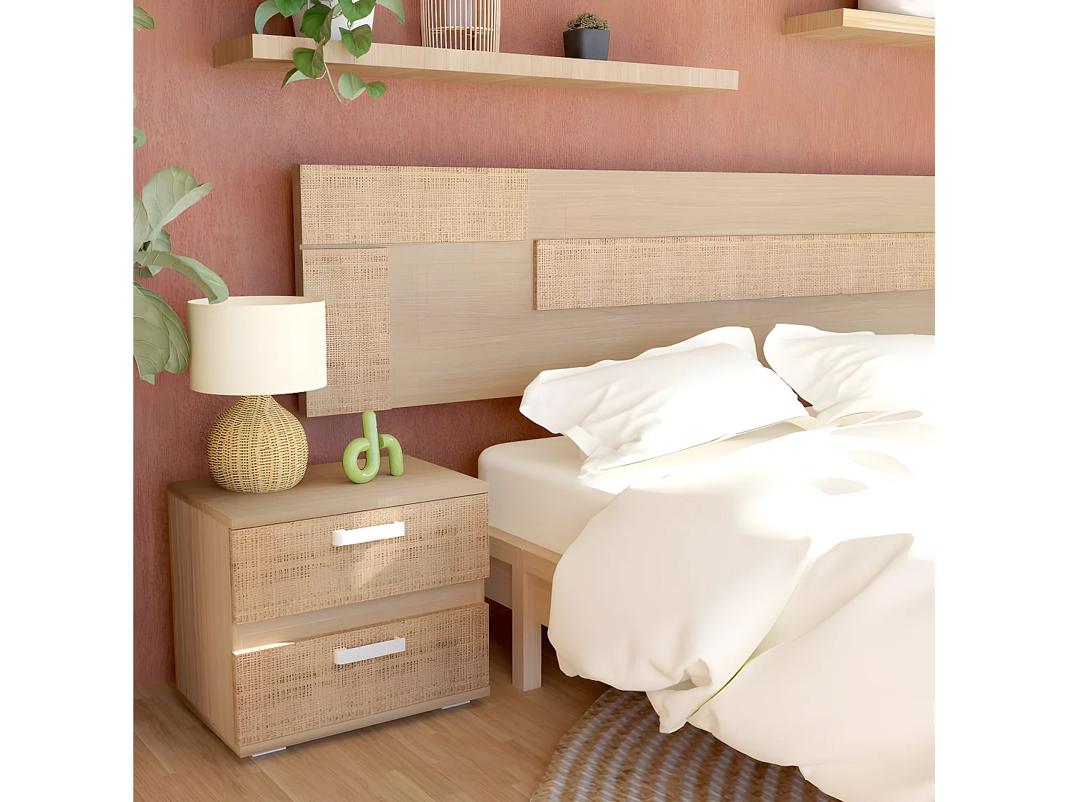 Dormitorio Ataneq Tex 5C Tofe - Textil