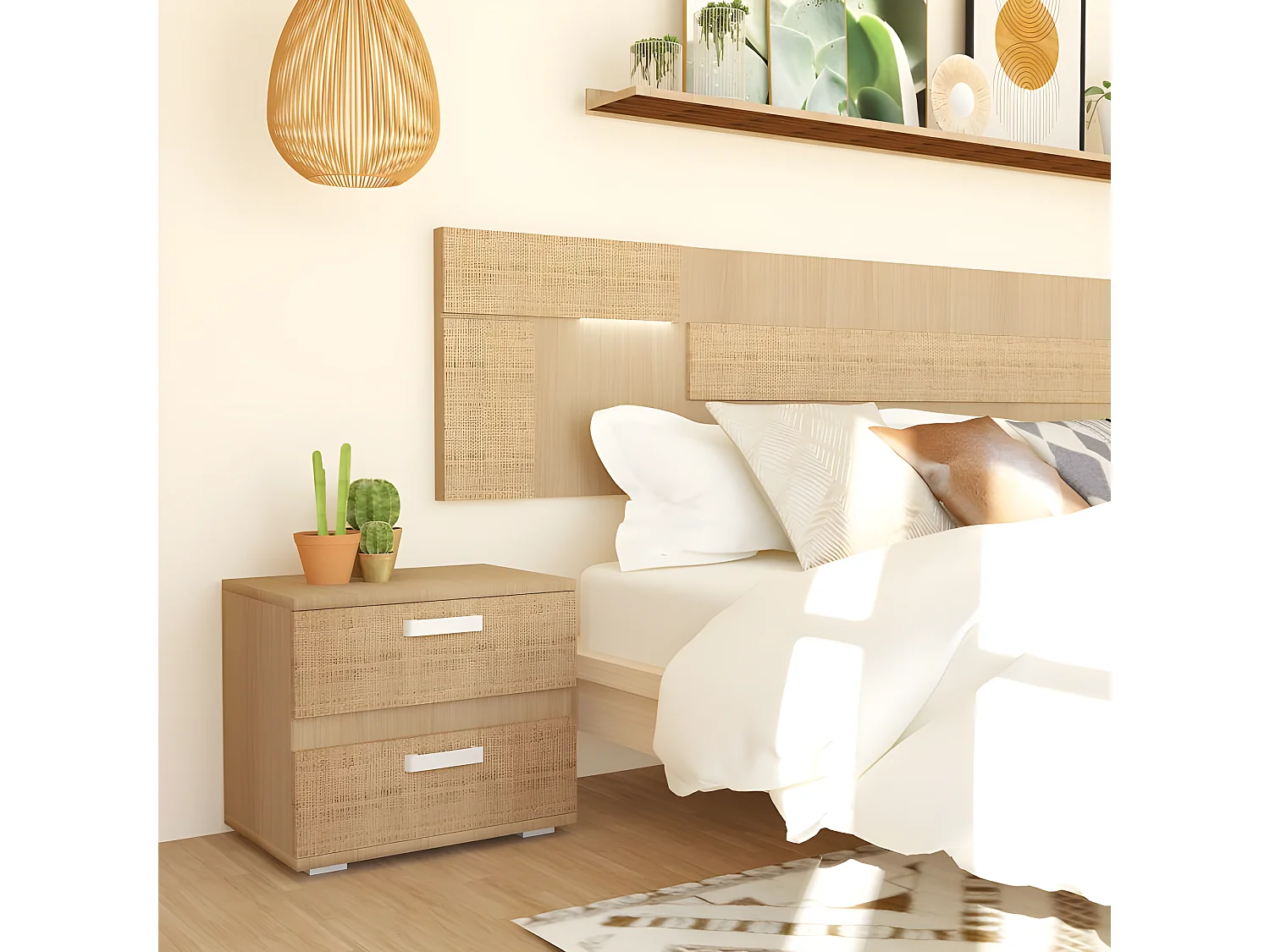 Dormitorio Ataneq Tex 5C Tofe - Textil