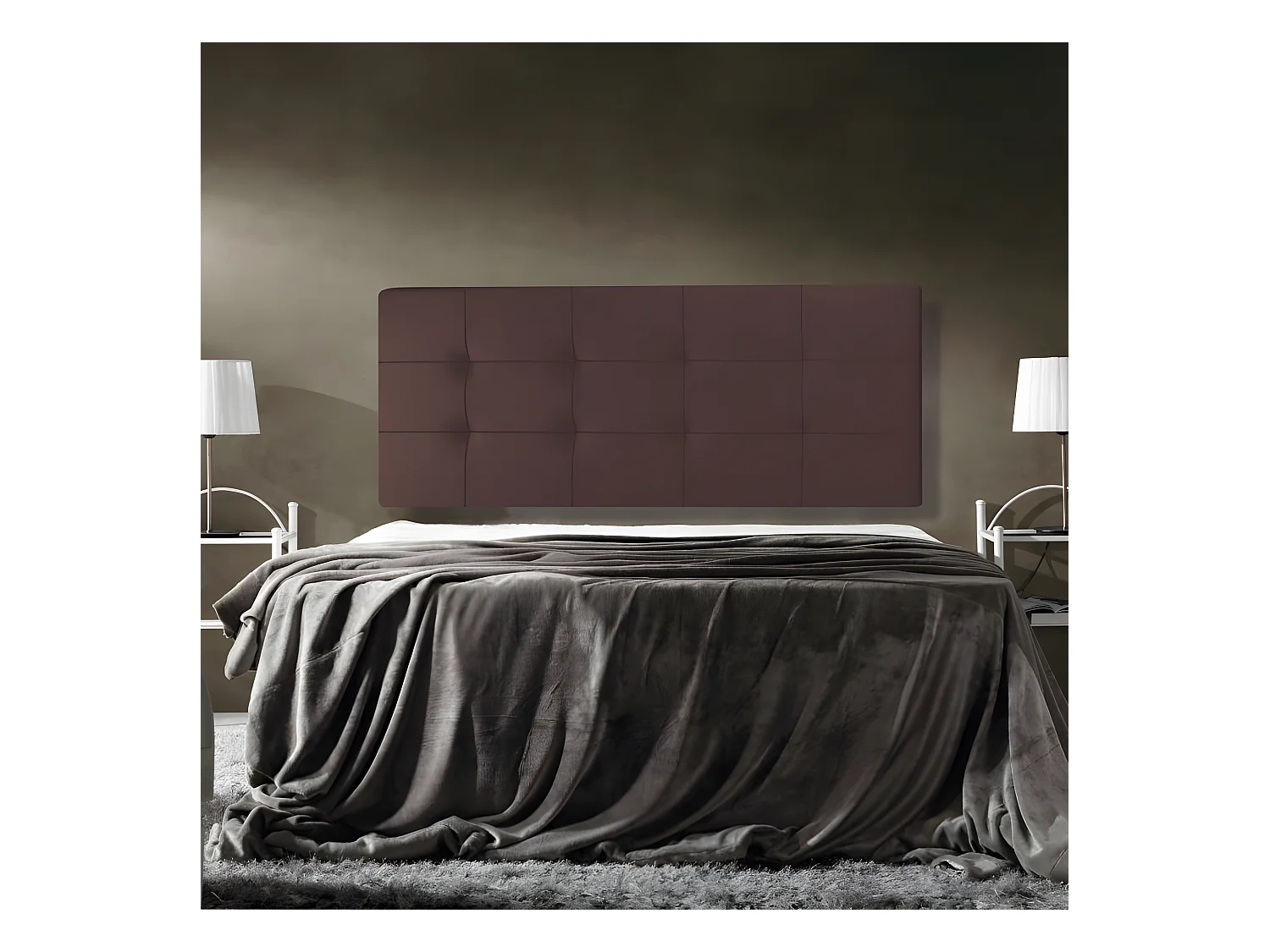 Cabecero Mikonos Chocolate