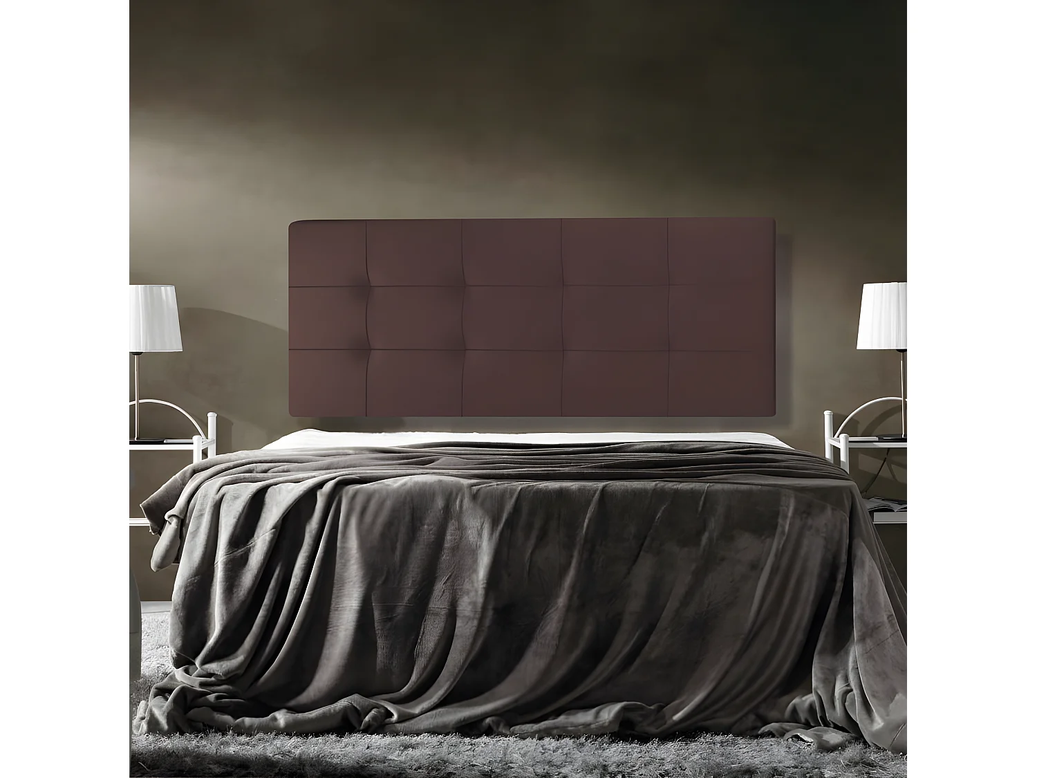 Cabecero Mikonos Chocolate