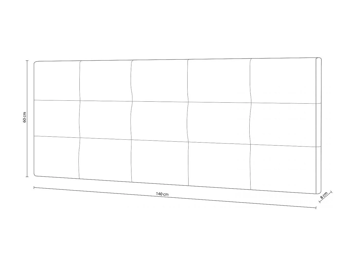 Cabecero Mikonos Chocolate