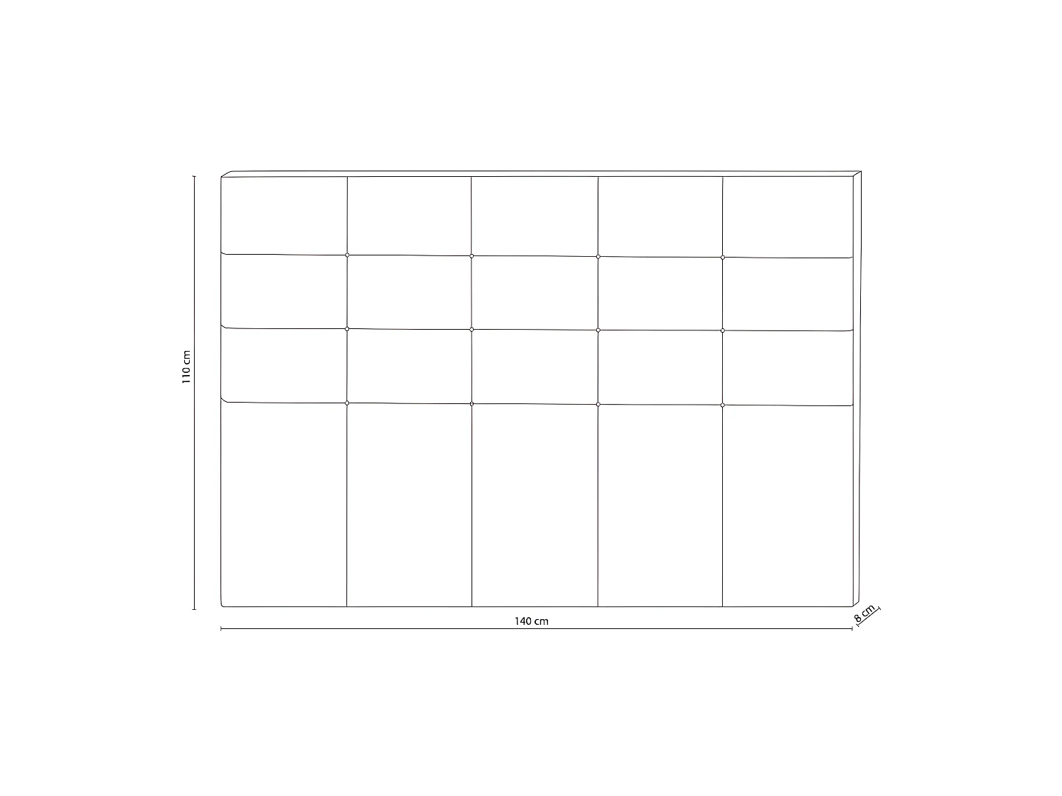 Cabecero Delion Chocolate