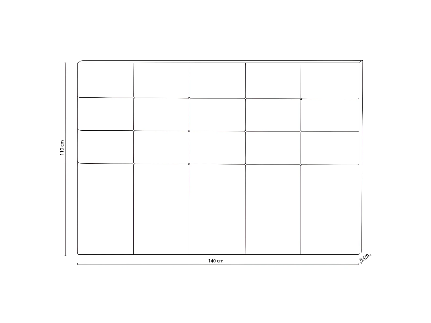 Cabecero Delion Chocolate