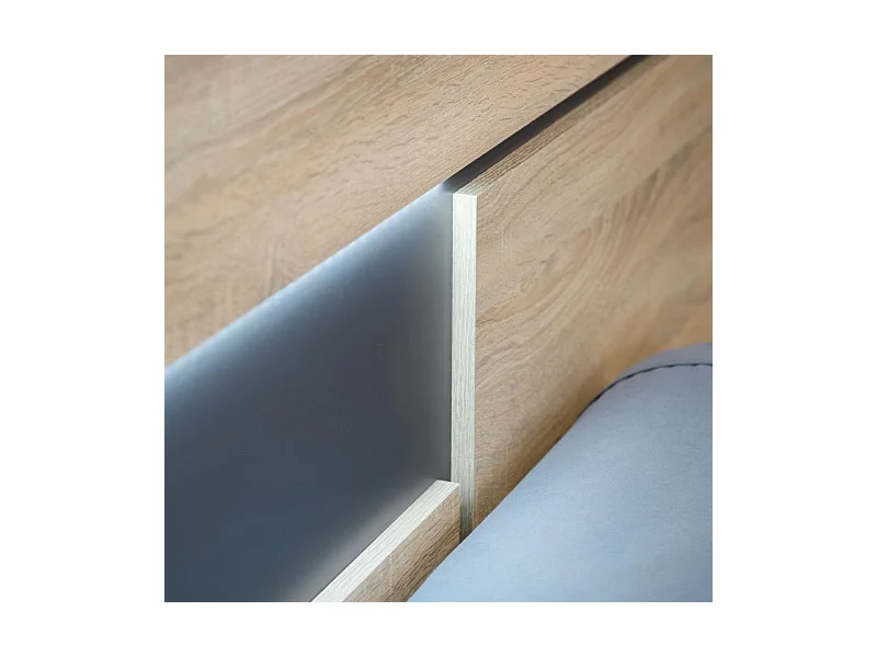 Cabecero con mesitas Ataneq Pure Cambria - Grafito