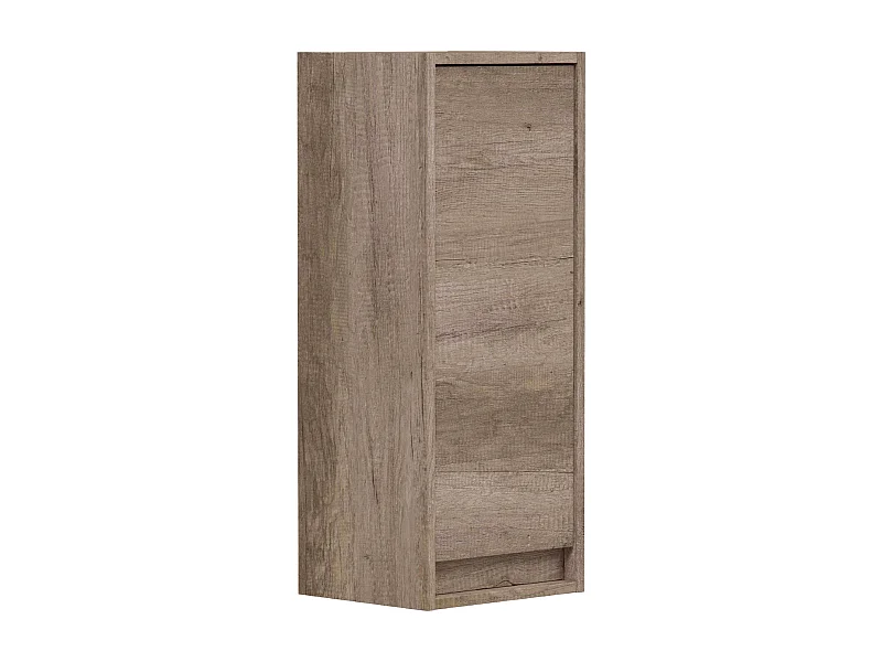 Columna de baño de pared, lavabo, Nordik, tirador integrado, 30x26x74 cm