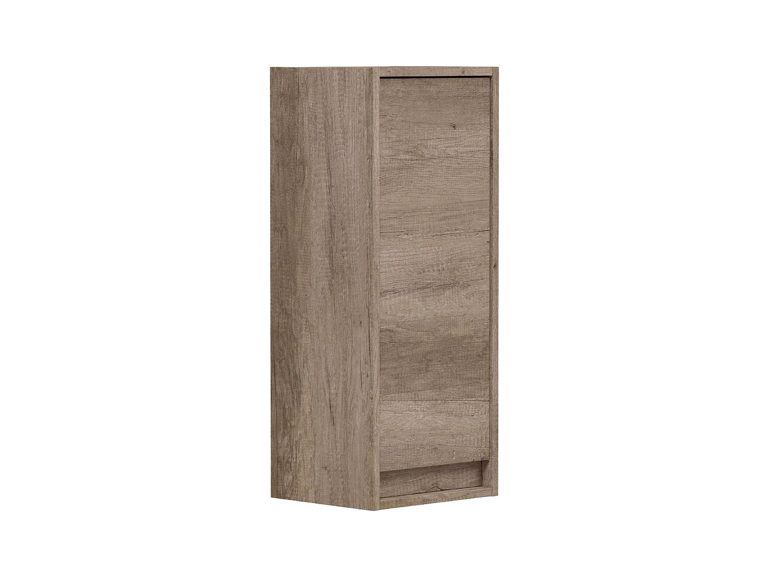 Colonne de salle de bain murale, vasque, Nordik, poignée intégrée, 30x26x74 cm