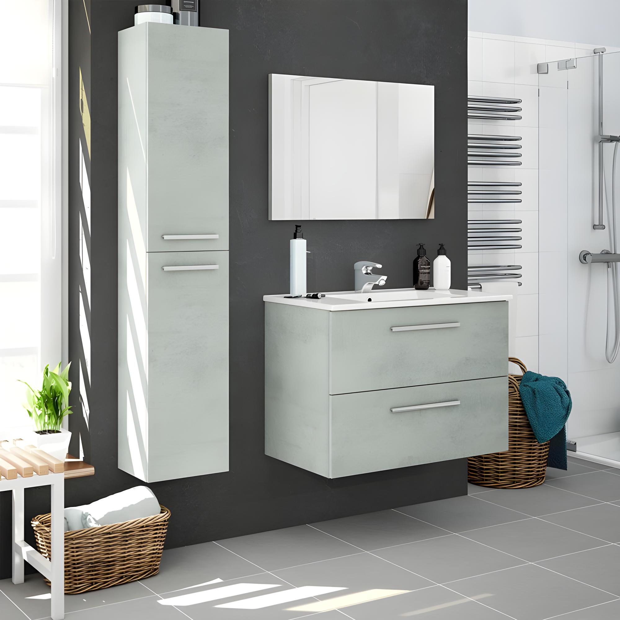 Columna de Baño Athena 2P Roble 