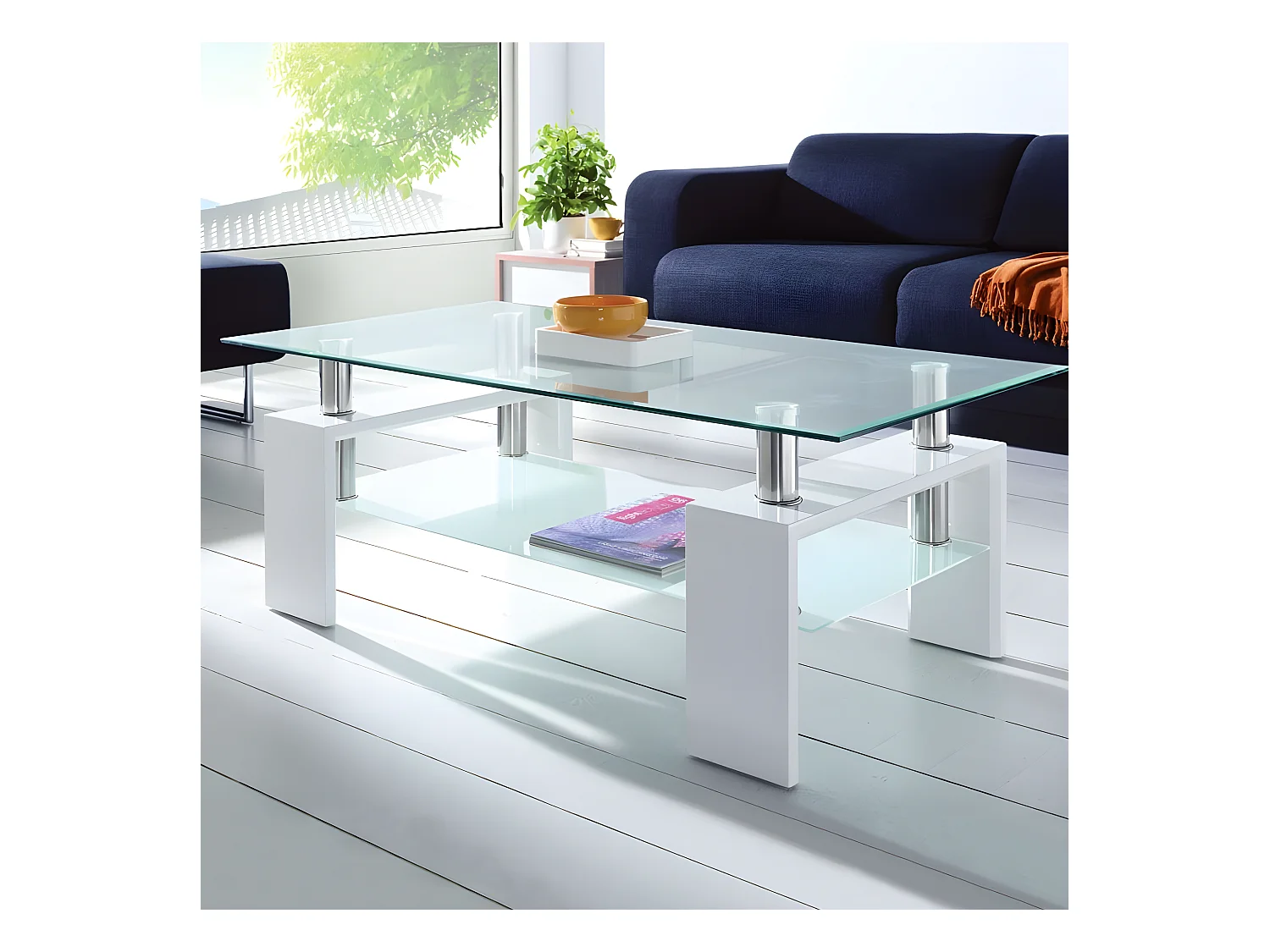 Mesa de centro Missouri Blanco