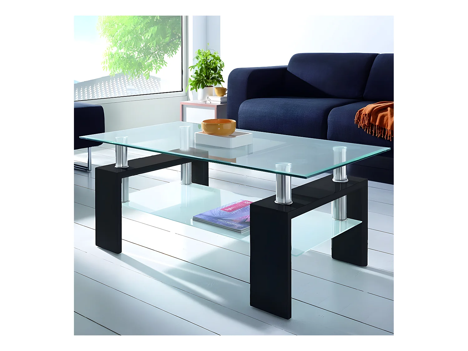 Mesa de centro Missouri Negro