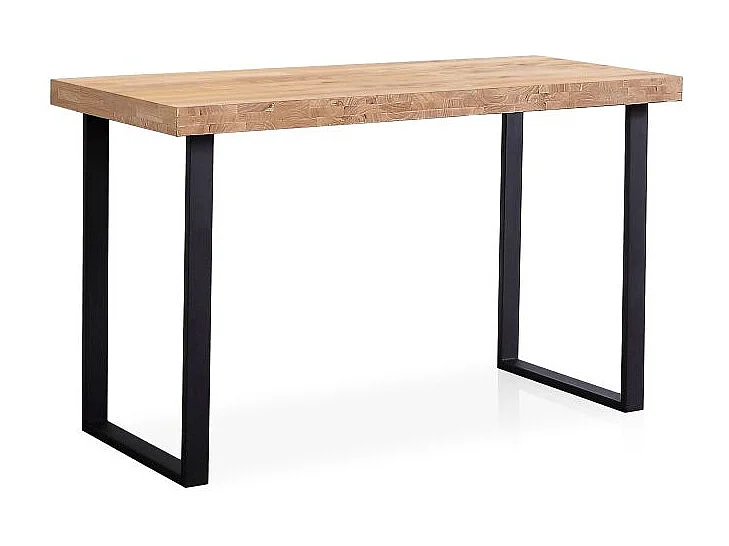 Escritorio Natural diseño nórdico roble Nordish/negro 73x120x60 cm Adec