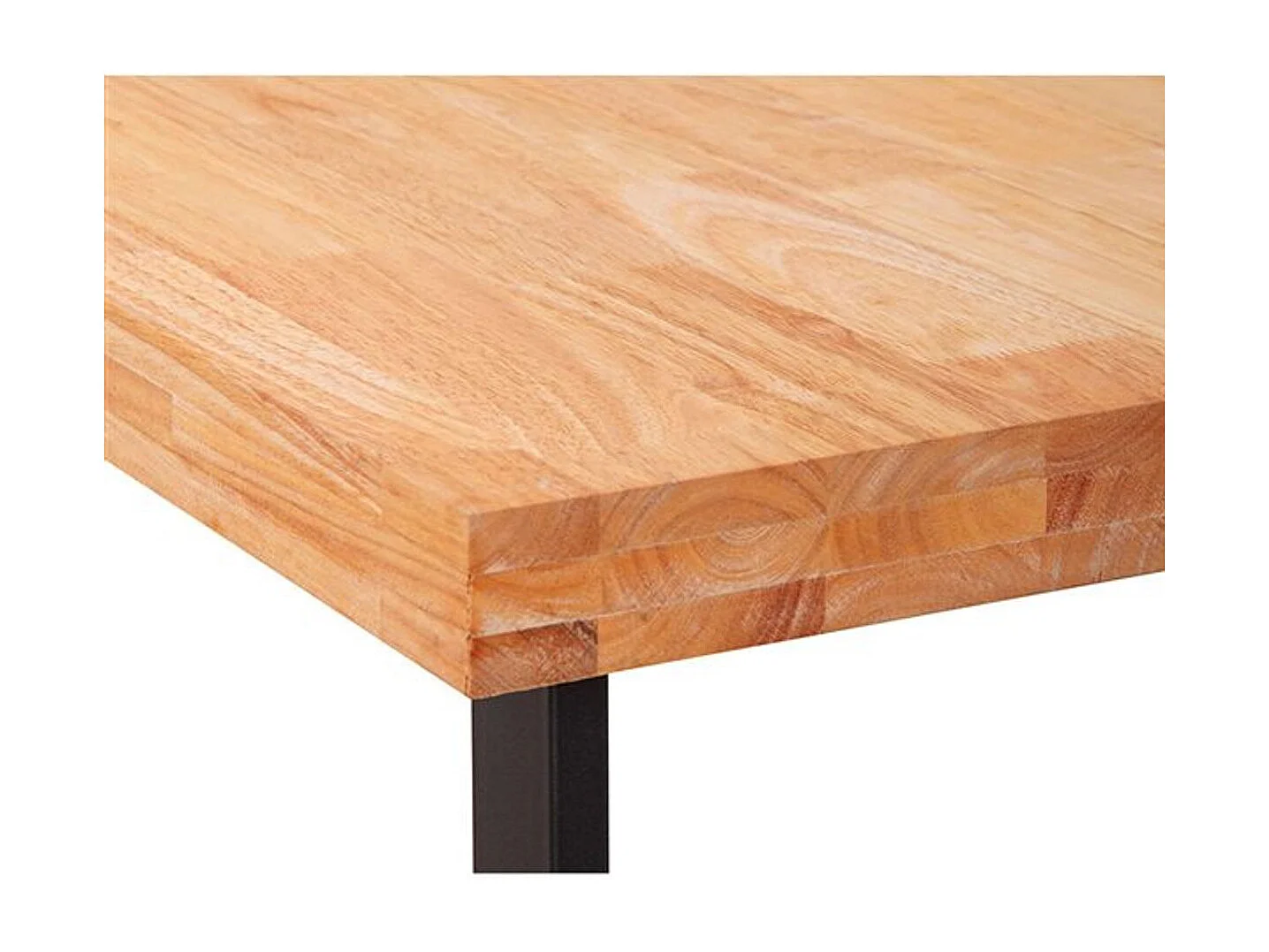 Escritorio Natural diseño nórdico roble Nordish/negro 73x120x60 cm Adec