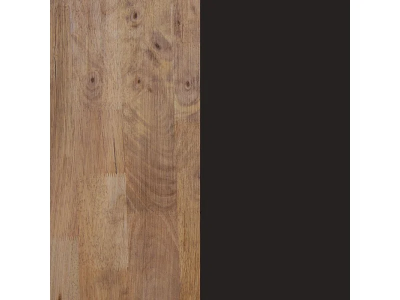 Escritorio Natural diseño nórdico roble American/negro 73x120x60 cm Adec