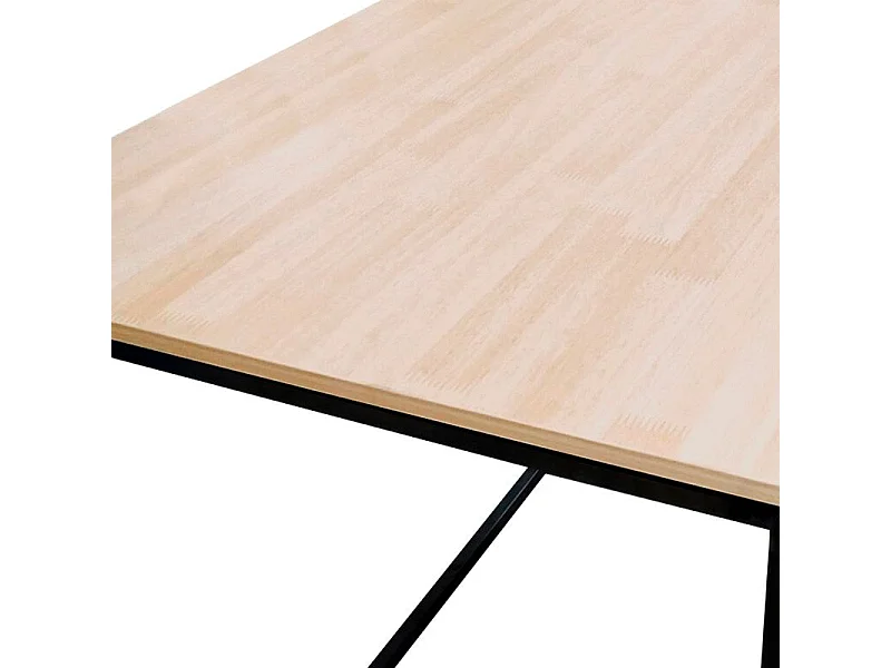 Mesa estudio Mia roble Nordish/negro 120x60 cm Adec