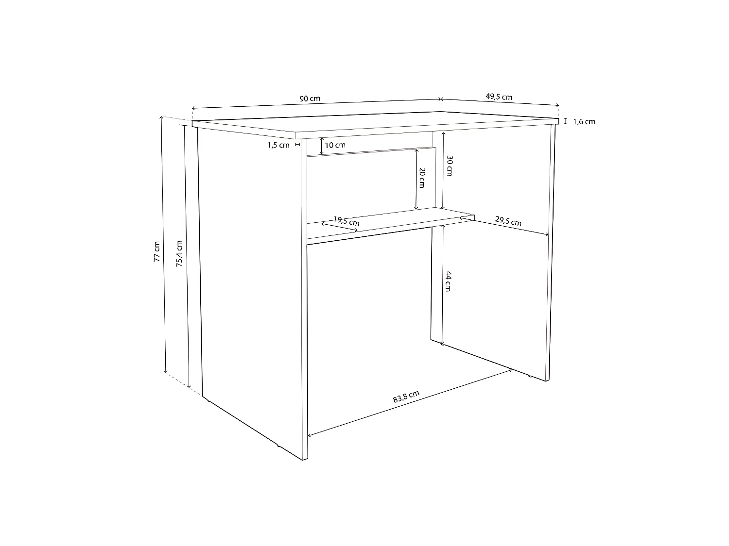 Mesa de estudio Siku Cambria