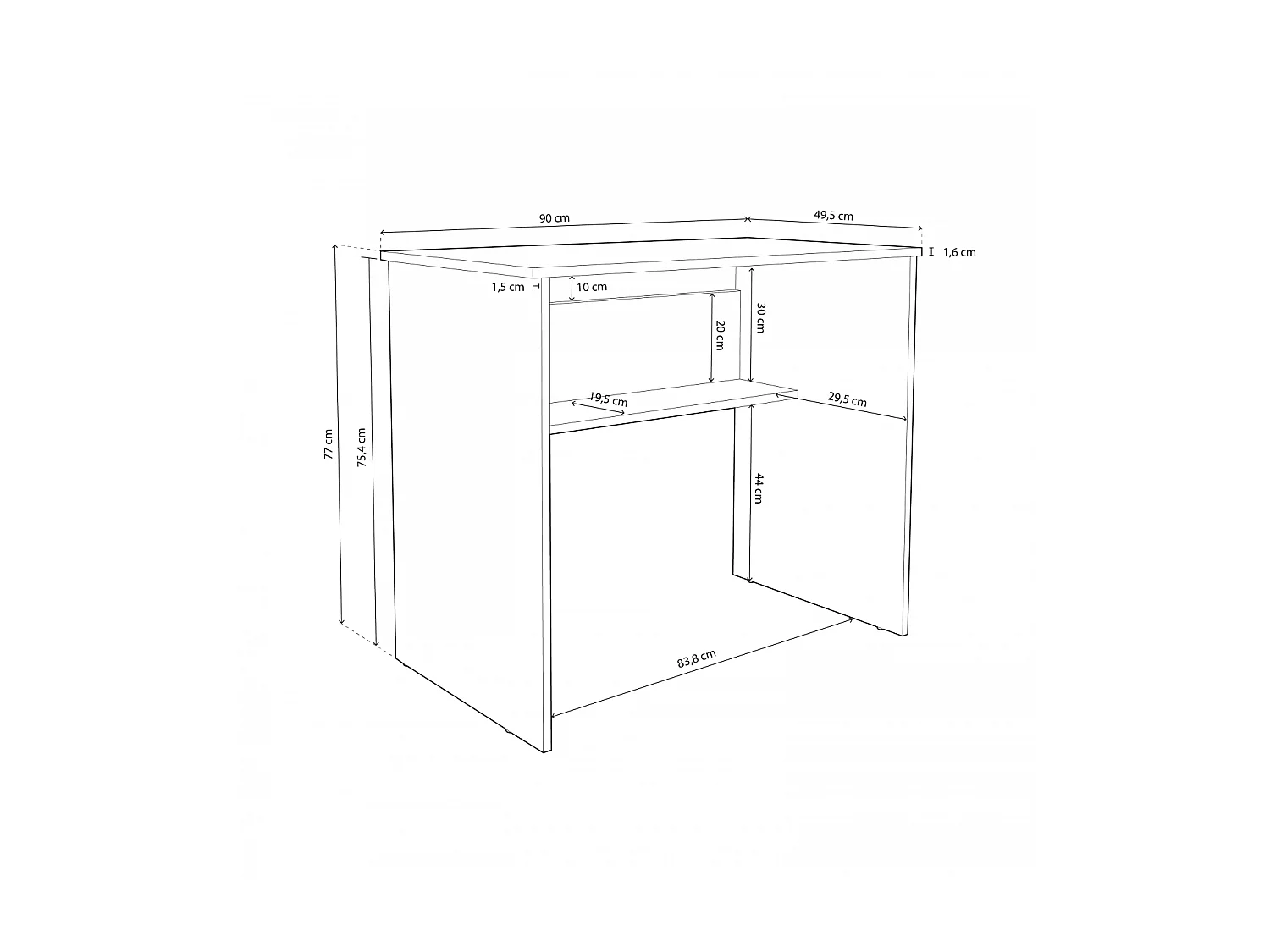 Mesa de estudio Siku Cambria