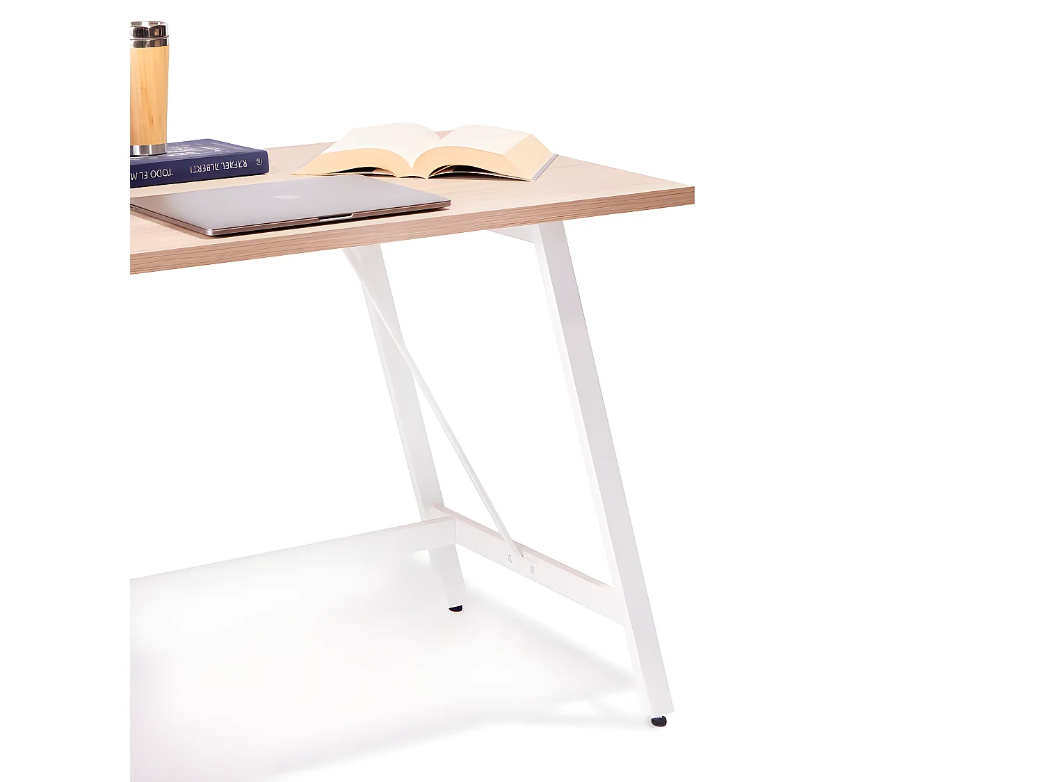 Smart Desk - Chêne et blanc