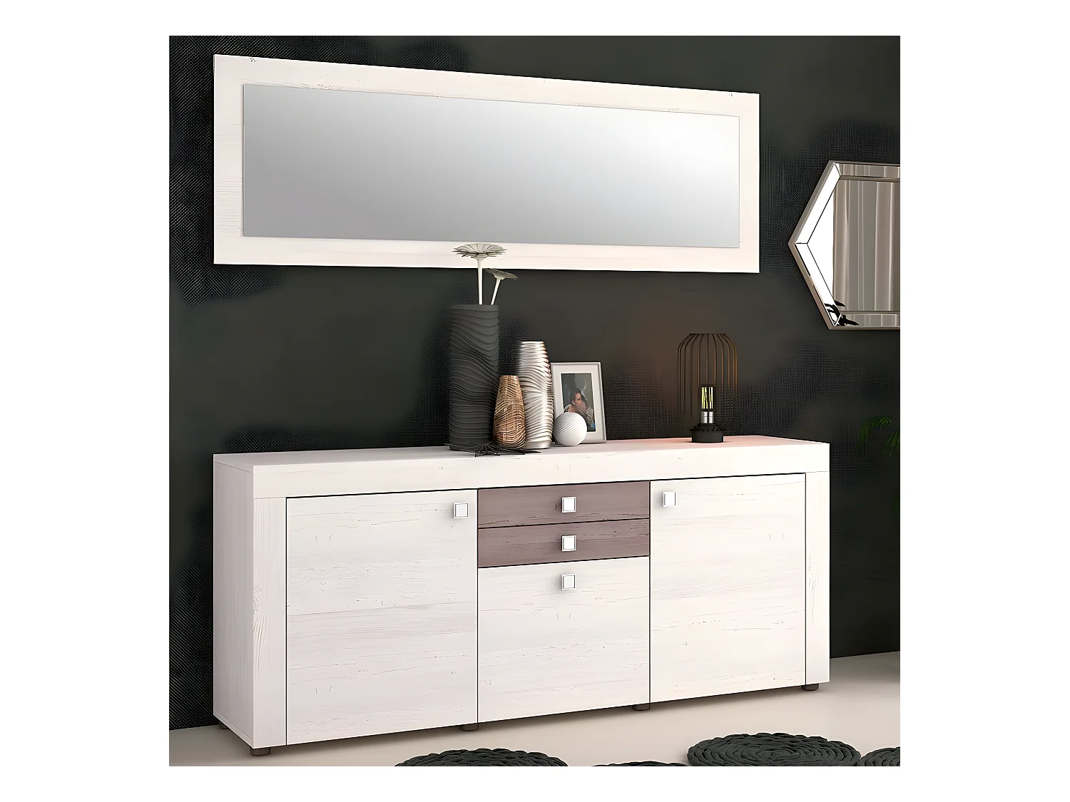 Espejo de pared Julieta 167 Andersen Pino