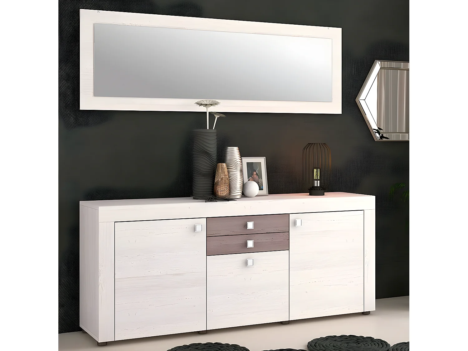 Espejo de pared Julieta 167 Andersen Pino