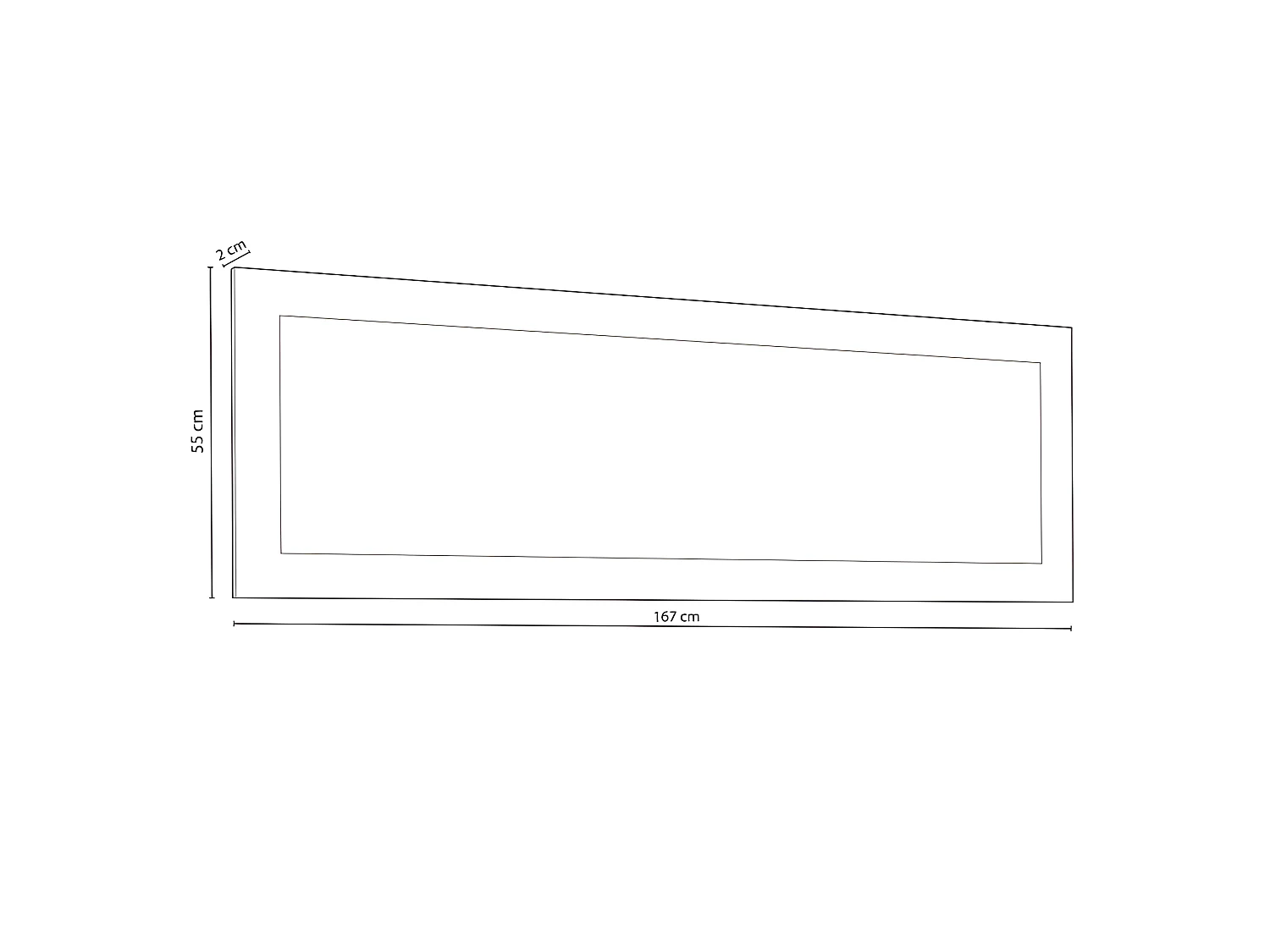 Espejo de pared Julieta 167 Andersen Pino