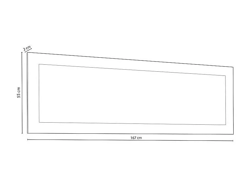 Espejo de pared Julieta 167 Andersen Pino