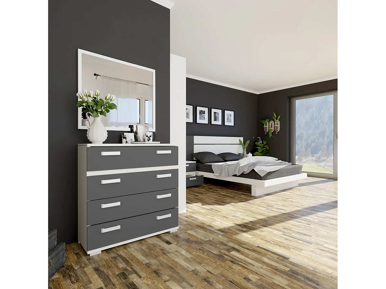 Espelho quadrado Ataneq