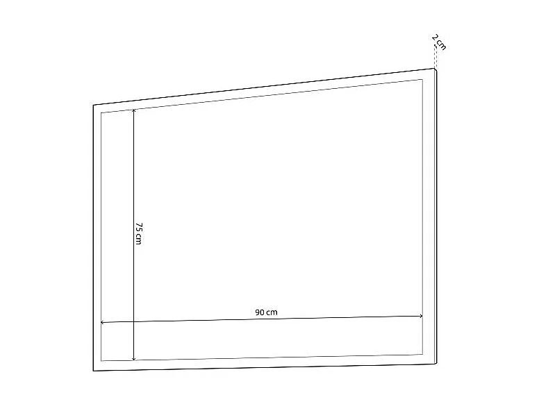 Espelho quadrado Ataneq