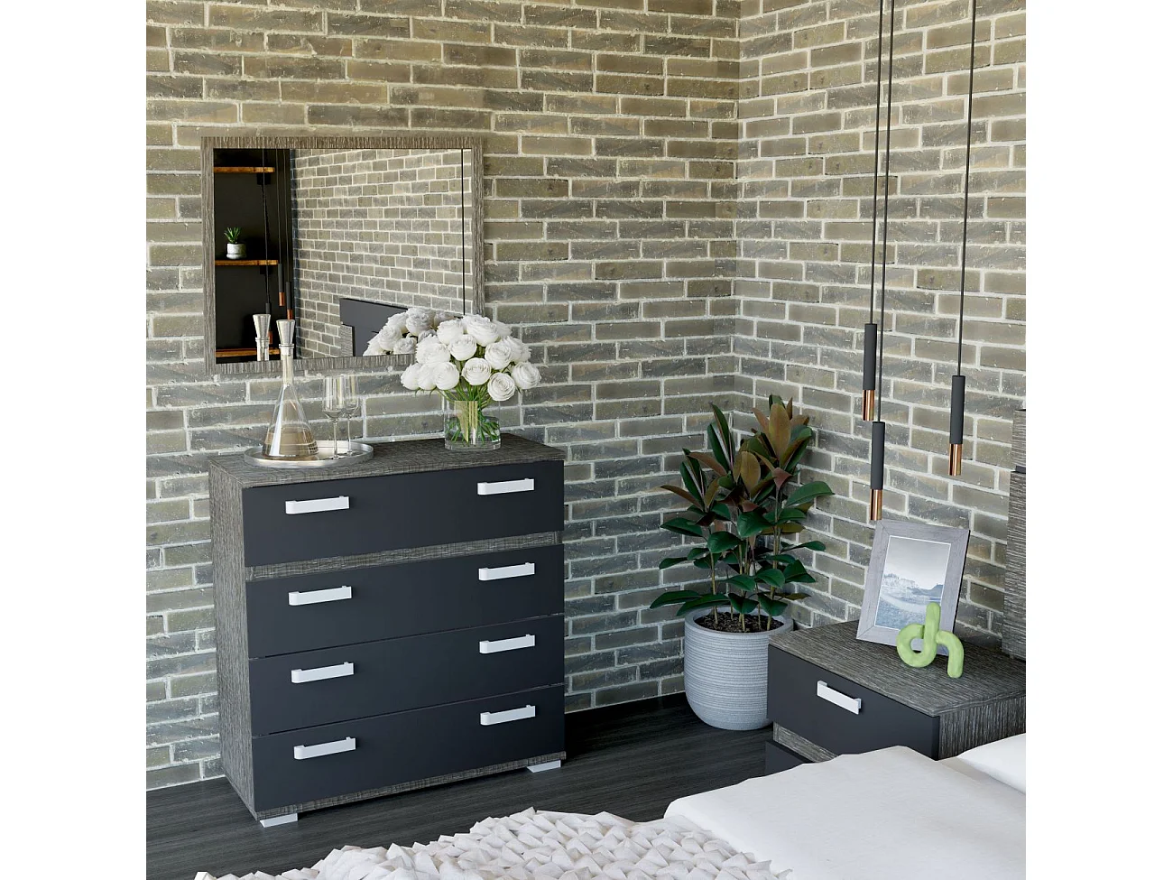 Espelho quadrado Ataneq