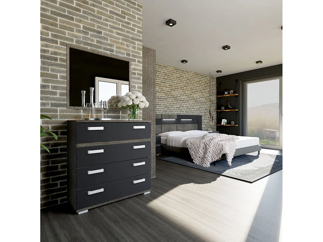 Espelho quadrado Ataneq