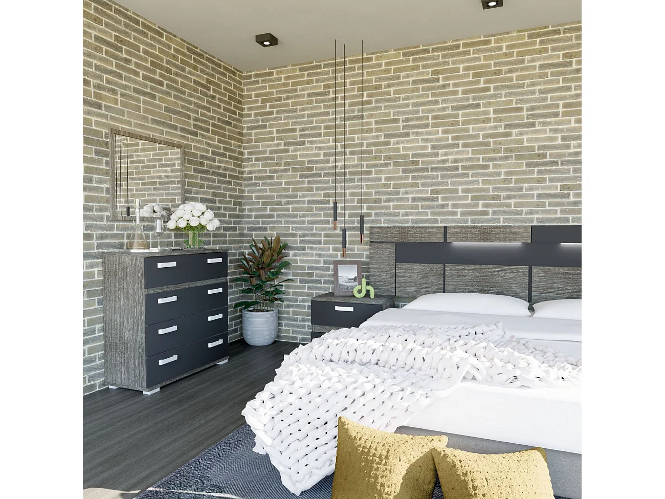 Espelho quadrado Ataneq