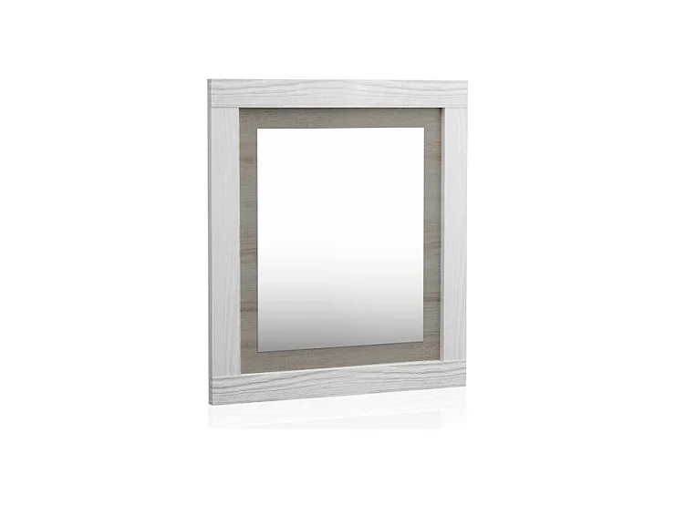 Espejo rectangular Kira Andersen Pino - Gris