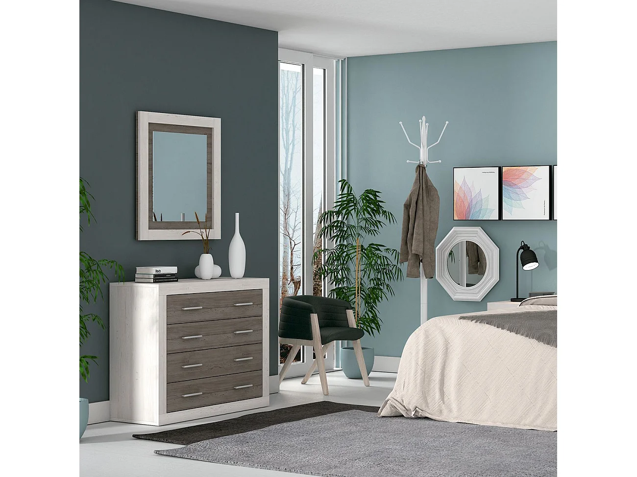 Espelho retangular Lara