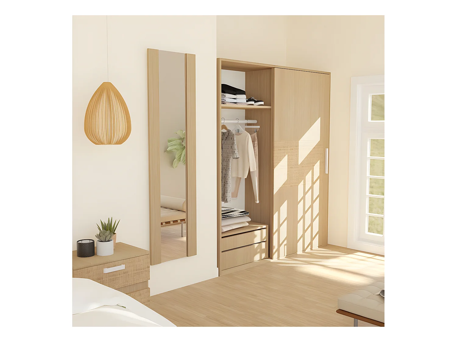 Espejo mural Ataneq Tofe