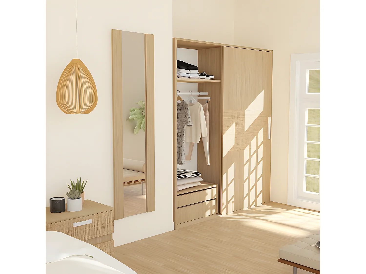 Espejo mural Ataneq Tofe