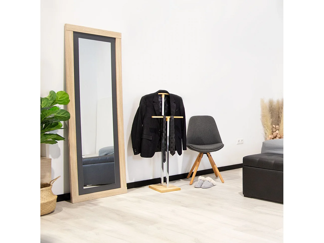 Espejo de pared Kira Cambria - Grafito