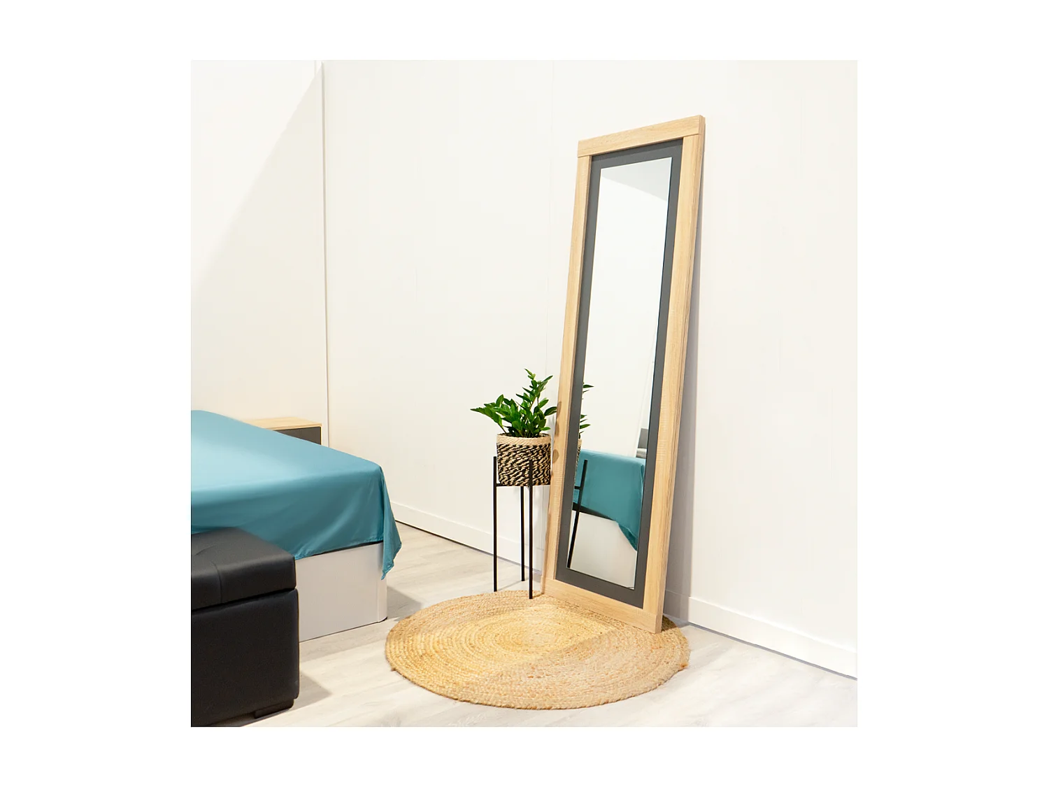 Espejo de pared Kira Cambria - Grafito