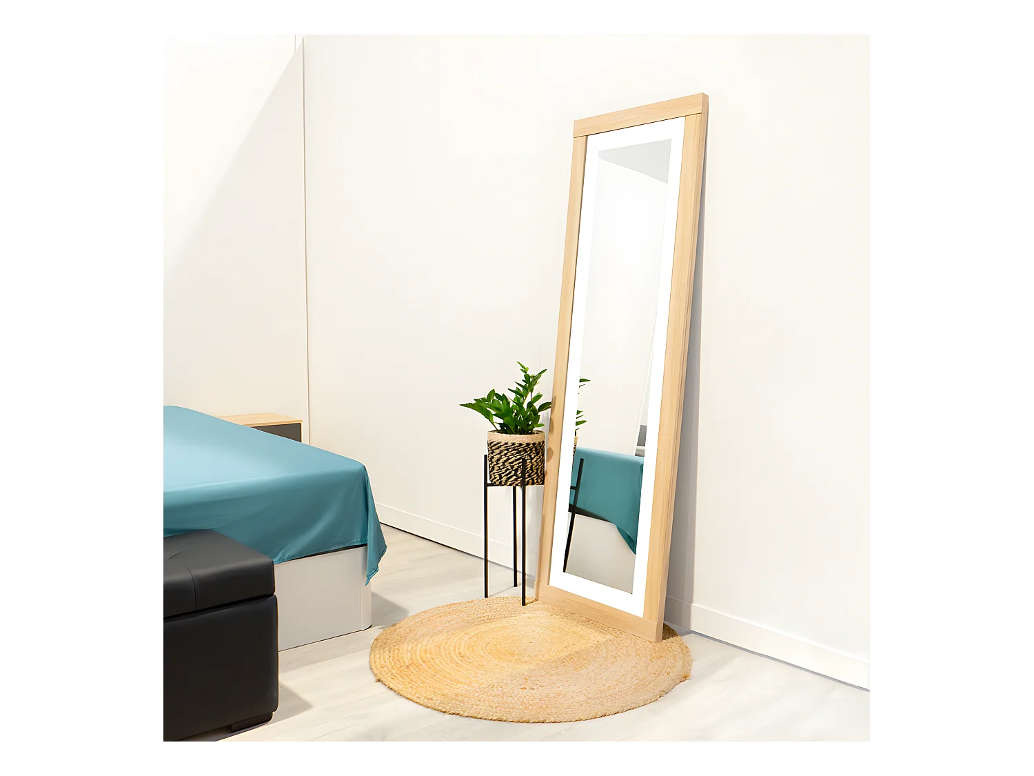 Espejo de pared Kira Cambria - Blanco