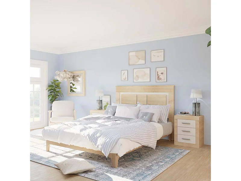 Espejo rectangular Kira Cambria - Blanco